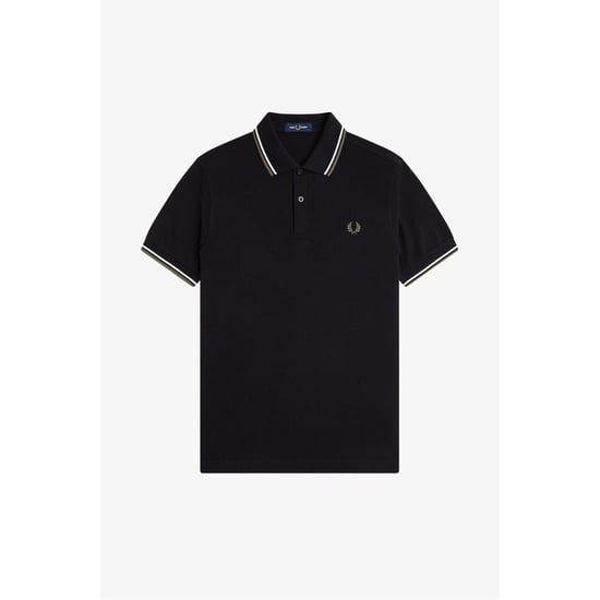 Fred Perry - Poloshirt für Herren (Schwarz/Grau) - Image 1