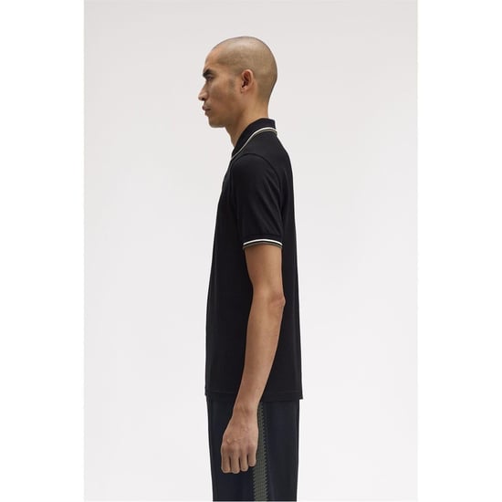 Fred Perry - Poloshirt für Herren (Schwarz/Grau) - Image 4