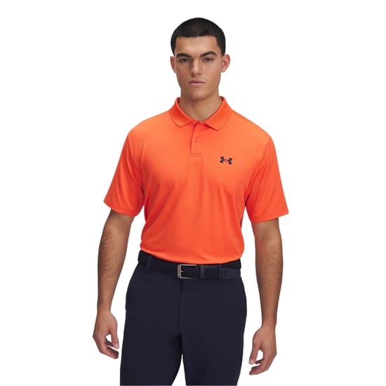Under Armour - "Performance" Poloshirt für Herren, Atmungsaktiv, Athletisch (Feuerrot) - Image 1