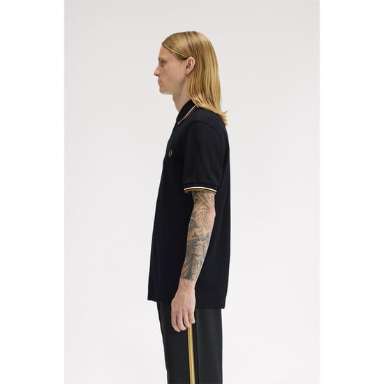 Fred Perry - Poloshirt für Herren (Schwarz/Braun) - Image 4