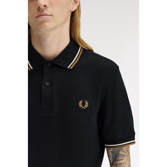 Fred Perry - Poloshirt für Herren (Schwarz/Braun) - Image 5