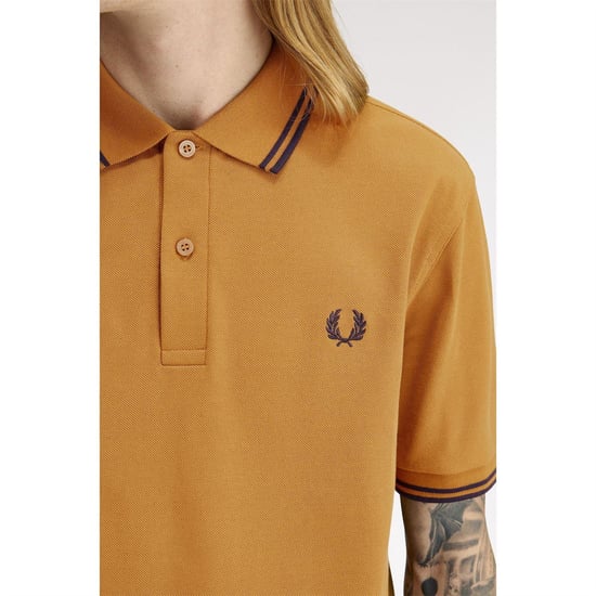 Fred Perry - Poloshirt für Herren (Dunkel Karamell) - Image 4