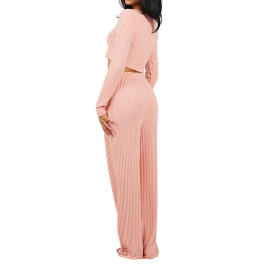 Brave Soul - Loungewear Set für Damen (Rosa-Grau) - Image 2