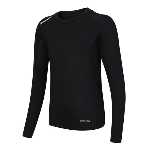 Sondico - "Core" Base Layer Oberteil für Kinder, Atmungsaktiv, Langärmlig (Schwarz) - Image 3