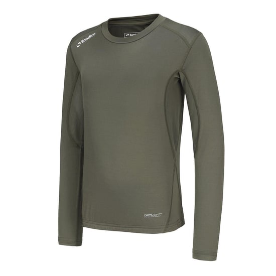 Sondico - "Core" Base Layer Oberteil für Kinder, Atmungsaktiv, Langärmlig (Oliv) - Image 3