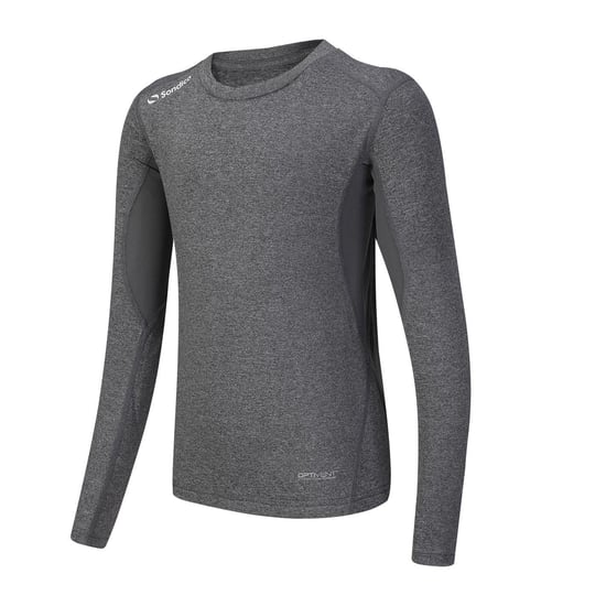 Sondico - "Core" Base Layer Oberteil für Kinder, Atmungsaktiv, Langärmlig (Grau meliert) - Image 3