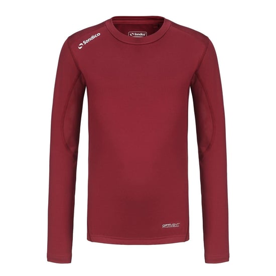 Sondico - "Core" Base Layer Oberteil für Kinder, Atmungsaktiv, Langärmlig (Burgunderrot) - Image 1