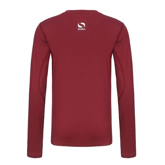 Sondico - "Core" Base Layer Oberteil für Kinder, Atmungsaktiv, Langärmlig (Burgunderrot) - Image 2