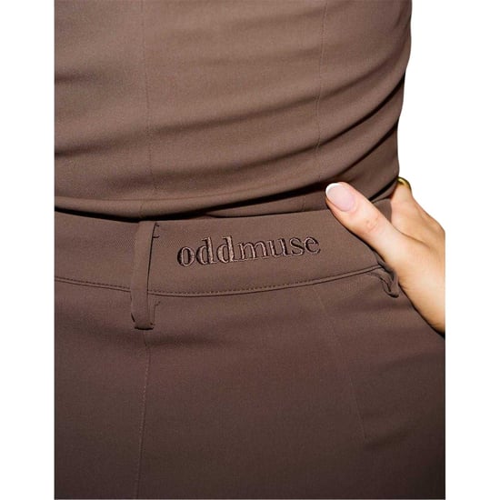 Odd Muse - Langer Rock für Damen (Braun) - Image 3