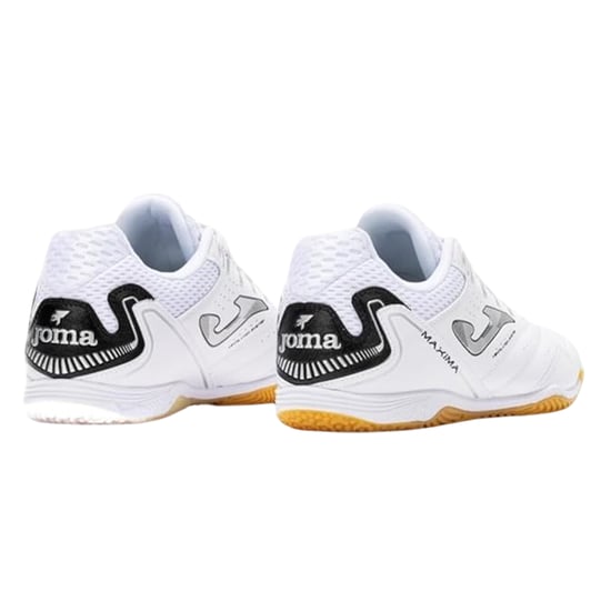 Joma - "Maxima" Hallenfußballschuhe für Herren, Verstärkte Zehe (Weiß/Grau) - Image 2