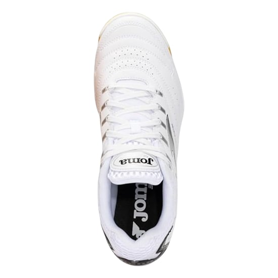 Joma - "Maxima" Hallenfußballschuhe für Herren, Verstärkte Zehe (Weiß/Grau) - Image 3