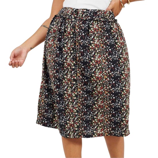 Brave Soul - Midirock für Damen, Hoch geschnitten (Schwarz) - Image 2