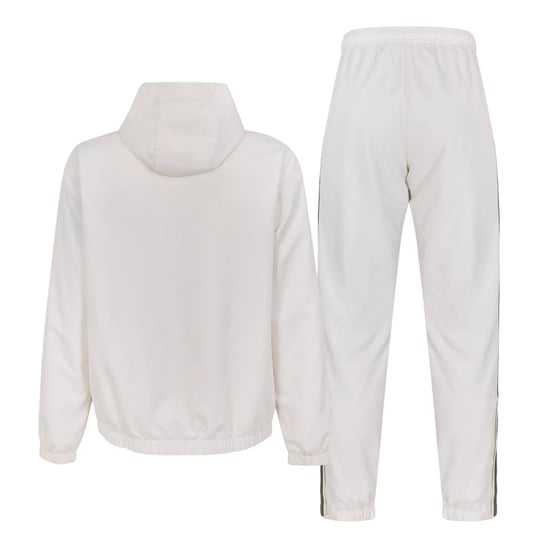 Lacoste - Trainingsanzug für Herren, Taft (Weiß/Khakigrün) - Image 2
