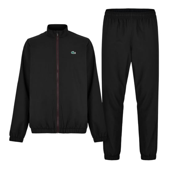 Lacoste - Trainingsanzug für Herren, Weiter Stehkragen (Schwarz/Espresso-Braun) - Image 1