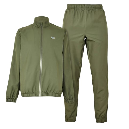 Lacoste - Trainingsanzug für Herren, Weiter Stehkragen (Khakigrün) - Image 2
