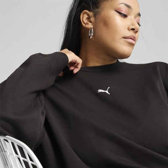 Puma - Sweatshirt für Damen, Übergroß (Schwarz) - Image 4