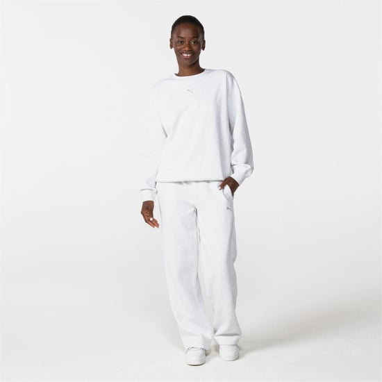 Puma - Sweatshirt für Damen, Übergroß (Eisgrau meliert) - Image 4