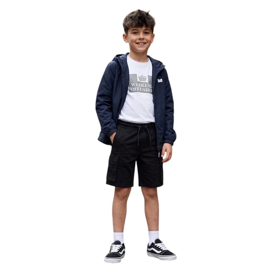 Weekend Offender - "Flamengo" Cargo-Shorts für Kinder (Schwarz) - Image 3
