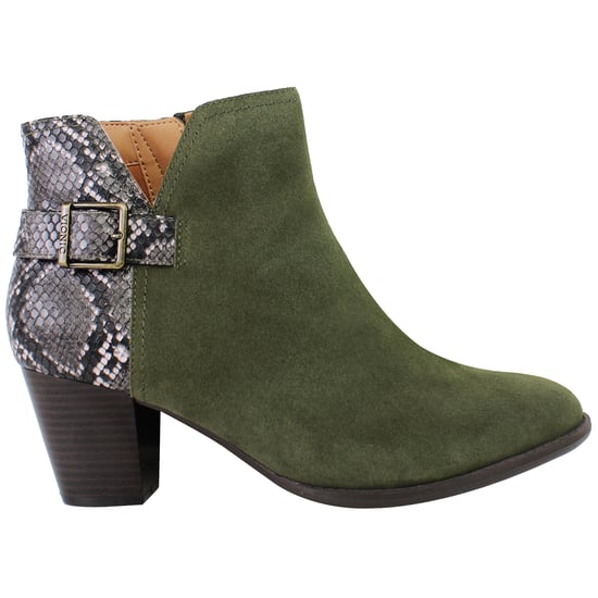 Vionic Naomi Schlange Damen Grüne Absatzstiefel - Image 1