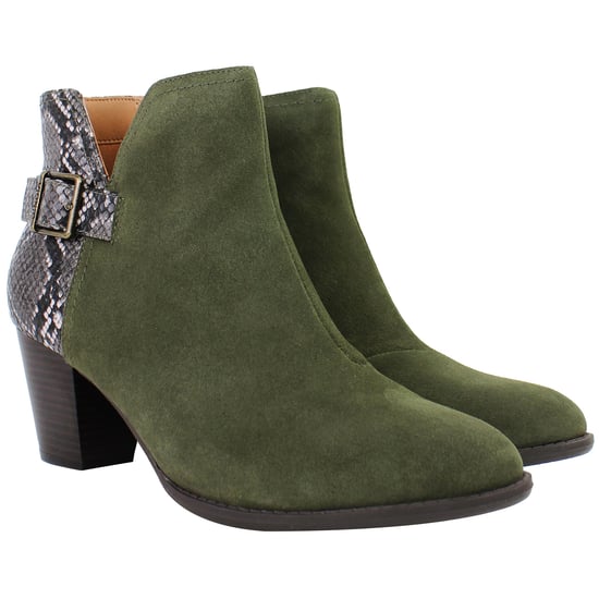 Vionic Naomi Schlange Damen Grüne Absatzstiefel - Image 2