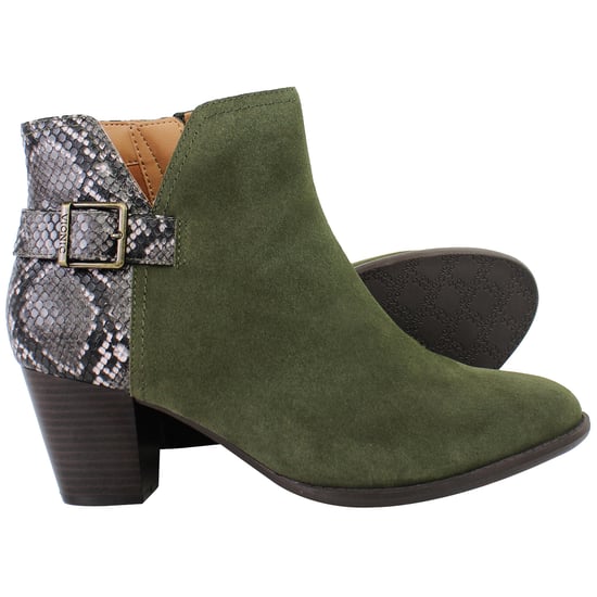 Vionic Naomi Schlange Damen Grüne Absatzstiefel - Image 4