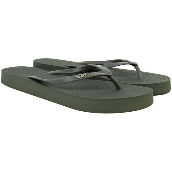 Roxy Viva Higher Damen Flip-Flops in Grün - Image 2