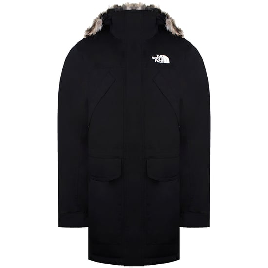 The North Face New Peak Herren Schwarz Parka Jacke - Image 1
