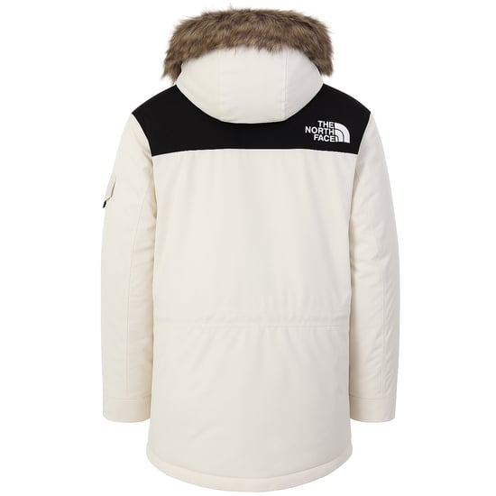 The North Face McMurdo 2 Herren Weiß Parka Jacke - Image 3