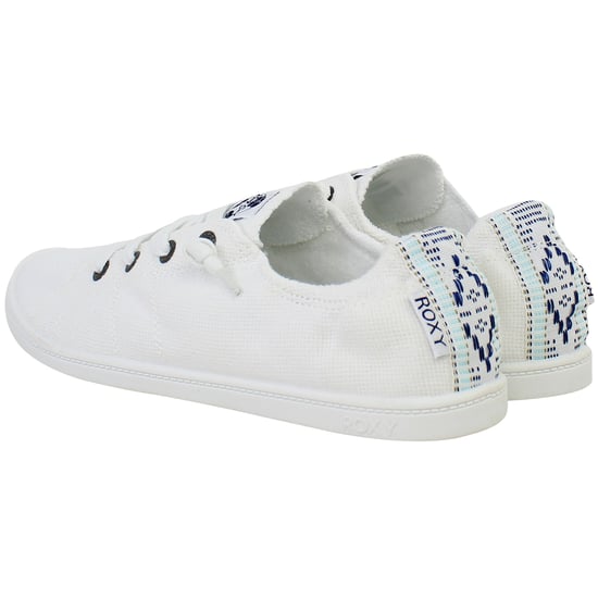 Roxy Rory Damen Weiße Plimsolls - Image 3