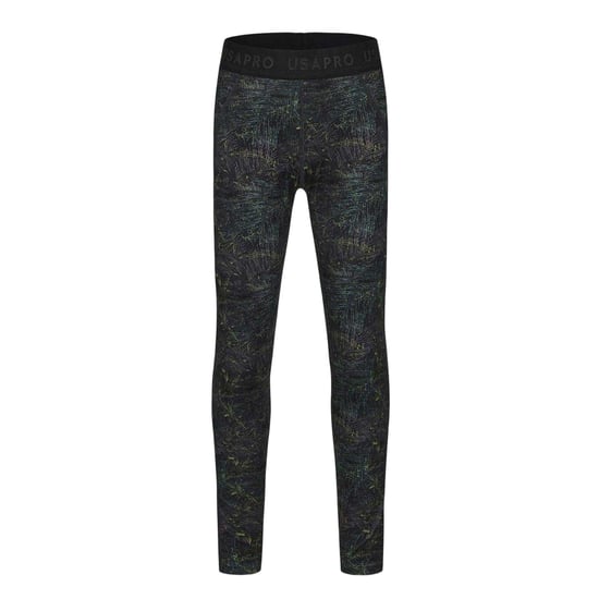 USA Pro - "Pro" Leggings für Mädchen , Training (Schwarz) - Image 1
