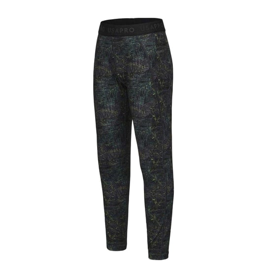 USA Pro - "Pro" Leggings für Mädchen , Training (Schwarz) - Image 3