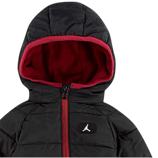 Nike - "Air Jordan" Jumpsuit für Baby, mit Kapuze (Schwarz) - Image 3