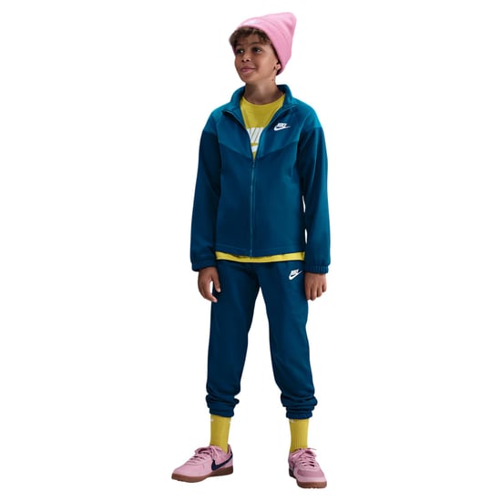 Nike - Trainingsanzug für Kinder, Polyester (Blau/Grün) - Image 4