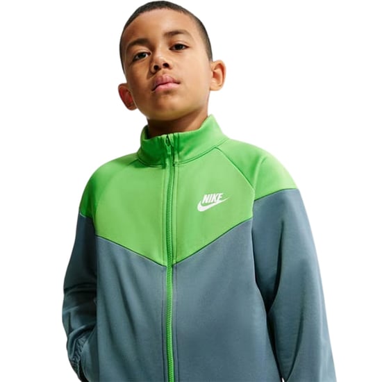 Nike - Trainingsanzug für Kinder, Polyester (Schiefergrau/Grün) - Image 3