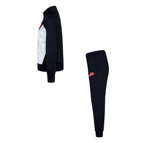 Nike - "NSW" Trainingsanzug-Set für Mädchen (Schwarz/Weiß/Pink) - Image 3