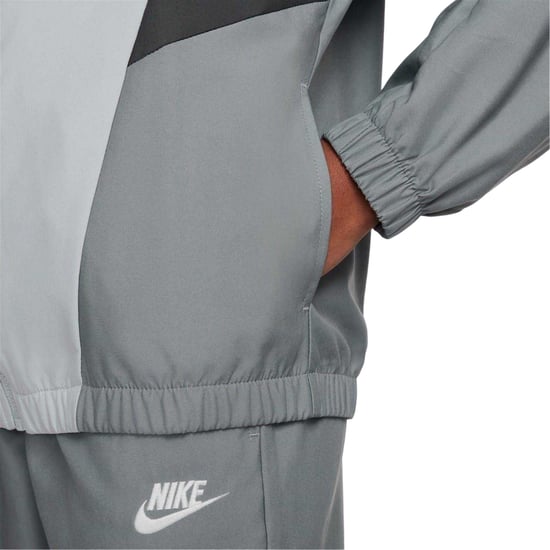 Nike - Trainingsanzug für Kinder, Reißverschluss (Rauch-Grau) - Image 3
