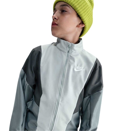Nike - Trainingsanzug für Kinder, Reißverschluss (Rauch-Grau) - Image 4