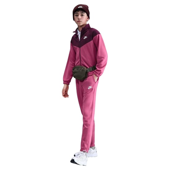 Nike - Trainingsanzug für Kinder, Polyester (Betenrot) - Image 4