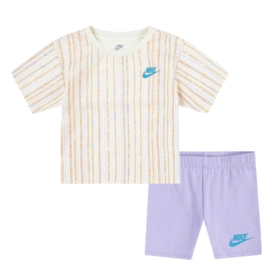 Nike - "Camper" T-Shirt und Shorts für Mädchen (Hortensie) - Image 1