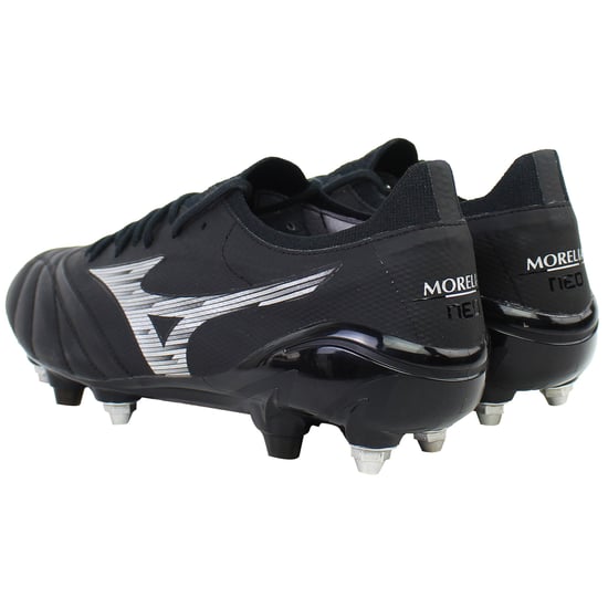 Mizuno Morelia Neo IV Beta Elite Mix Herren Fußballschuhe Schwarz - Image 3