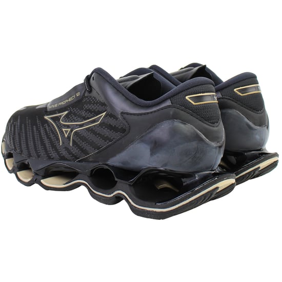 Mizuno Wave Prophecy 12 Herren Schwarz Laufschuhe - Image 3