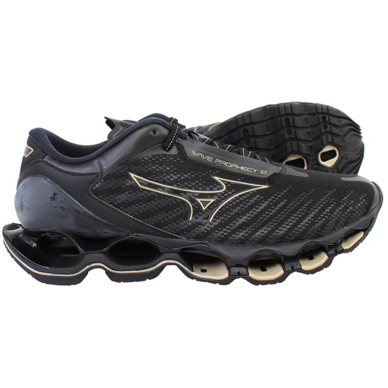 Mizuno Wave Prophecy 12 Herren Schwarz Laufschuhe - Image 4