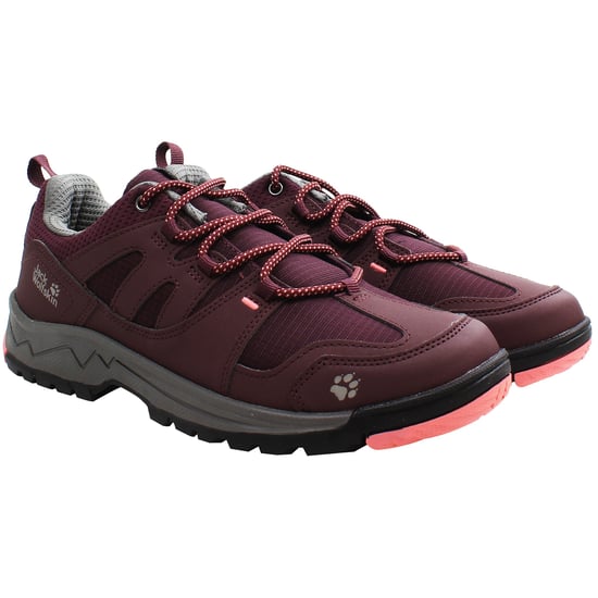 Jack Wolfskin Wolf Hiker Kinder Burgunder Mid Schuhe - Image 2