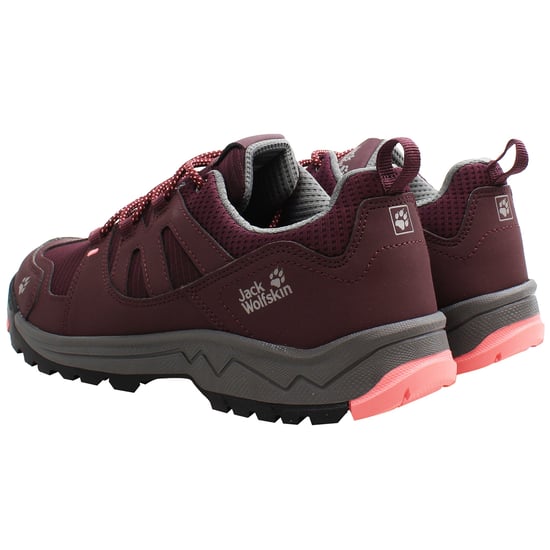 Jack Wolfskin Wolf Hiker Kinder Burgunder Mid Schuhe - Image 3