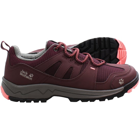 Jack Wolfskin Wolf Hiker Kinder Burgunder Mid Schuhe - Image 4