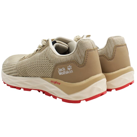 Jack Wolfskin Upswing Low Damen Beigefarbene Wanderschuhe - Image 3