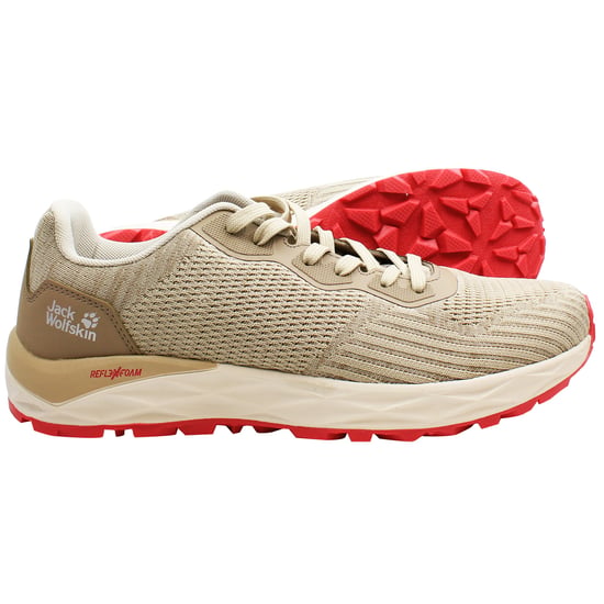 Jack Wolfskin Upswing Low Damen Beigefarbene Wanderschuhe - Image 4