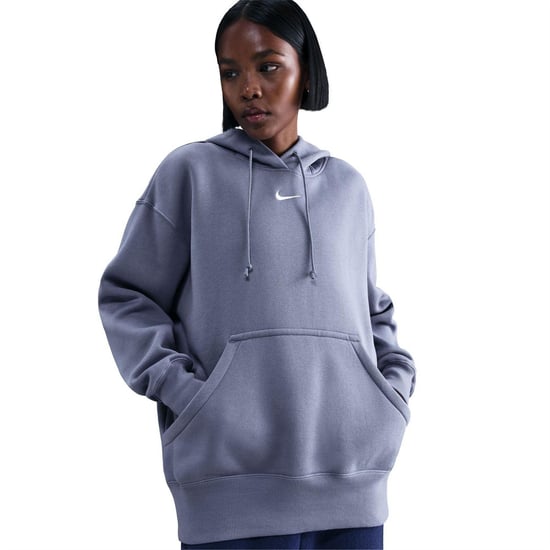 Nike - Kapuzenpullover für Damen, Zum Überziehen, Fleece, Übergroß (Indigoblau) - Image 1