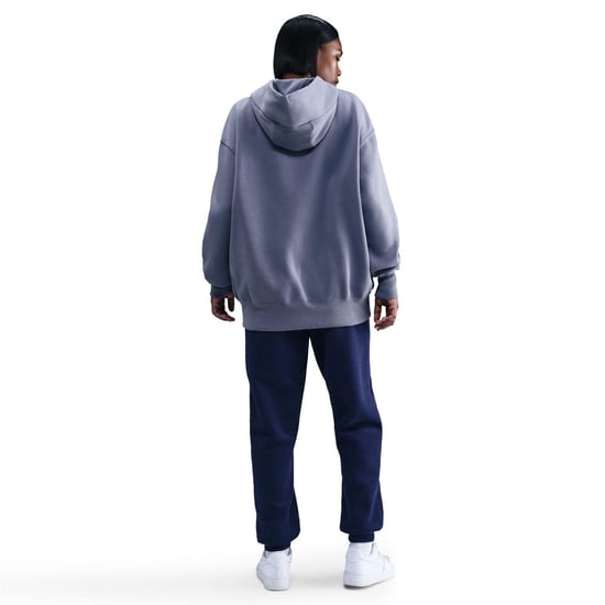 Nike - Kapuzenpullover für Damen, Zum Überziehen, Fleece, Übergroß (Indigoblau) - Image 4