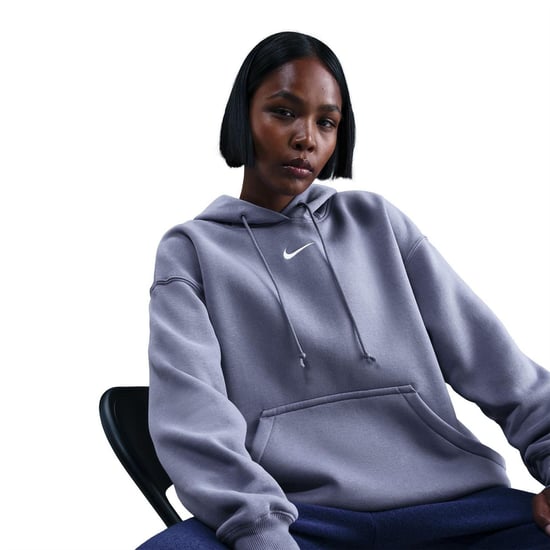 Nike - Kapuzenpullover für Damen, Zum Überziehen, Fleece, Übergroß (Indigoblau) - Image 5
